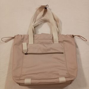 Frye & Co. Charlotte Tote Bag Canvas Cream/White